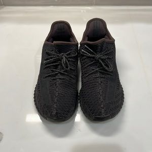 Kids Yeezy 350 V2 Black (Non-Reflective)